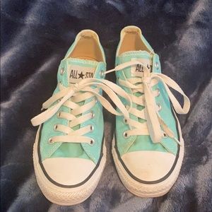 Teal Converse Allstars